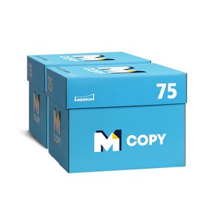 MCopy 복사용지 75g x 2500p, A4, 5000개