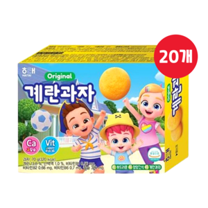 해태 계란과자 70g x 20개 초등학생간식 인간사료