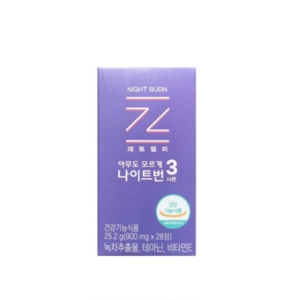 [정품] 제트헬퍼 아무도모르게 나이트번 시즌3 900mg x 28정, 1개