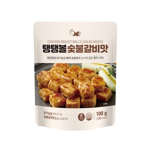 헬스앤뷰티 탱탱볼 갈비맛 1팩, 100g, 1개