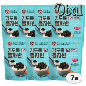 [오발] 김앤김 새우멸치돌자반35g x7봉, 35g, 7개