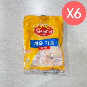 엔에이치푸드 HALAL 닭가슴살 CHICKEN BONELESS LEGS 2kg 6개