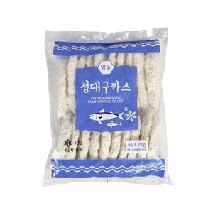 짱구샵 냉동 대구까스 아이간식 반찬 술안주 도시락 생선까스 대구순살 1.2kg(60gX20개) 본품만구매(아이스팩포함), 1개, 1.2kg