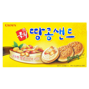 크라운 국희 땅콩샌드, 155g, 2개