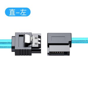 듀얼 채널 하드 드라이브 데이터 케이블 엘보우 SATA 3.0 케이블 SATA 3.0 III SATA3 6 GBs 데이터 케이블, 1개