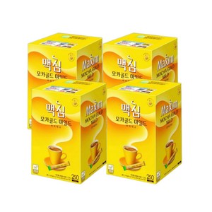 맥심 모카골드 마일드 커피 믹스, 12g, 250개입, 4개