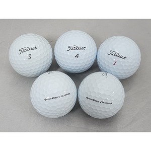 타이틀리스트 A급 로스트볼 PRO V1 + PRO V1X, 40개, 흰색, 1개입