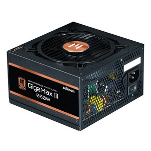 잘만 GigaMax III 650W 80Plus Bronze 모듈러 ATX3.0 (PCIE5) 파워 (ATX 650W), 1개, 선택하세요