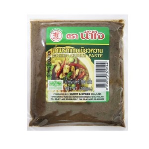 태국 그린커리 페이스트 100g 태국소스 동남아요리 Thi GREEN CURRY PASTE, 1개