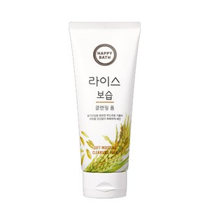 해피바스 라이스 보습 클렌징폼200ml, 200g, 3개