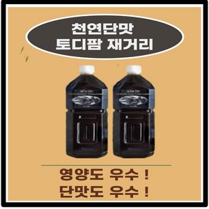 [2병] 황금손 공작야자수 천연시럽 토디팜 재거리 2.1kg 건강한단맛, 2개
