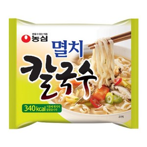 농심 멸치칼국수, 98g, 40개