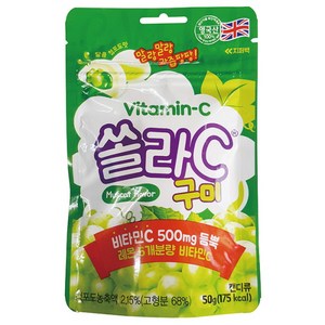 쏠라-C 구미 청포도맛 50g, 1개