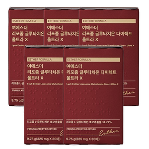 여에스더 리포좀 글루타치온 다이렉트 울트라X 필름형 글루타치온 30매 5상자, 5개, 30회분