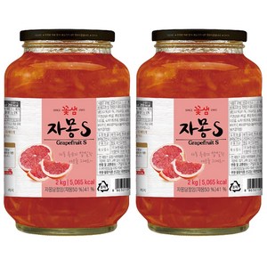 꽃샘 자몽차S 2kg + 2kg, 1개입, 2개