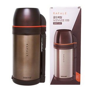 JJ Choice 키친아트 골드메탈 보온보냉병 1200ml, 단일