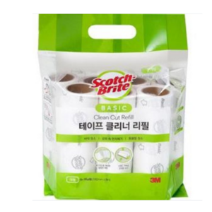 3M 베이직 테이프클리너 대형 리필 7개입, 10개