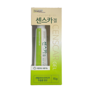 동국제약 센스카겔 15g / 식물성 함유 흉터 케어(센텔라아시아티카 추출물 함유), 1개, 15ml