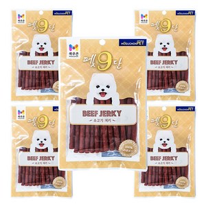 목우촌 펫9단 소고기 비프져키 100g x 5개 애견간식, 단품