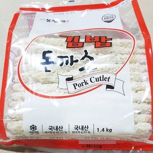 늘찬 김밥용돈까스 1.4kg 가정용 식당 식자재 식료품 식품 식재료 식자제, 1개