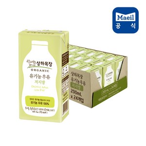 상하목장 저지방 멸균우유, 200ml, 24개