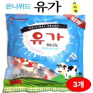 온니위드 유가 우유카라멜 소프트, 3개, 280g