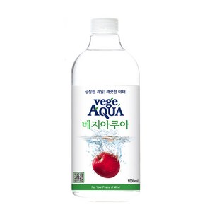 베지아쿠아 야채 과일 세정제, 1L, 1개