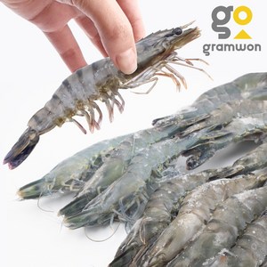 블랙타이거 새우 20미 500g 대하 중하 소금구이, [냉매무료]블랙타이거20미+드라이, 1박스