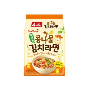 삼양 콩나물김치라면 115g, 4개