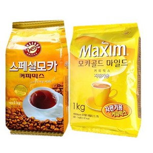 맥심모카마일드커피믹스1kg 스페셜모카커피믹스1kg 자판기용커피믹스 자판기커피 미니자판기용커피믹스, 1kg, 10개입, 1개