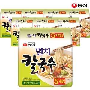 농심 멸치 칼국수 98g x 40봉, 40개