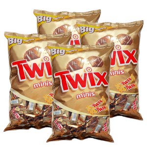 !! 코스트코 트윅스 미니스 대용량 1400g /Twix minis 초코바, 1.4kg, 4개