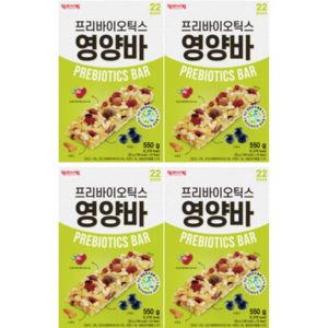 엄마사랑 프리바이오틱스 영양바, 550g, 4개