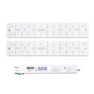 케빈라이팅 국산 삼성칩 조명 거실등 리폼 LED 모듈 거실주방등 50W 540x98mm(2장), 삼성 LED 칩, 표준형3000K(노란빛)