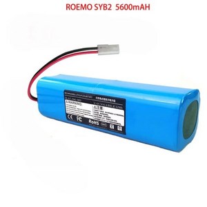 ROEMO SYB2 로봇 진공 청소기용 배터리 In18650 M26-4S2p 4 in1 9/66-2 14.8V 6800MAh, 5600mah, 01 5600mah, 1개