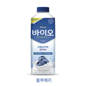 매일바이오 드링킹 블루베리750mlX6개/냉장배송, 750ml, 6개