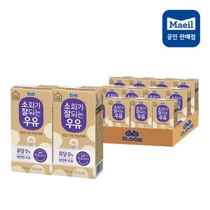 매일유업 소화가 잘되는 우유 5곡 미숫가루, 190ml, 12개