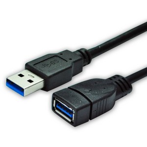 디옵텍 USB 3.0 몰딩 연장 케이블 블랙, 1개, 2m