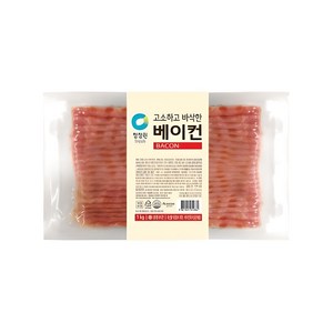 청정원 고소하고 바삭한 베이컨, 1kg, 1개