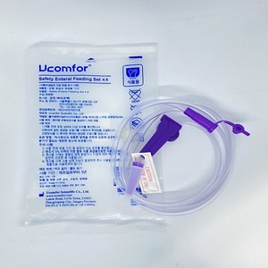 Ucomfor 유콤포 세이프티 피딩줄 피딩라인 피딩통 PVC연결줄 4.8mm, 1개