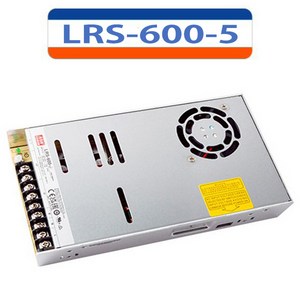 민웰 LRS-600-5 DC5V 100A 파워서플라이 SMPS, 1개