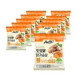 [랭킹닭컴] 맛있닭 닭가슴살볼 치즈맛, 100g, 10개