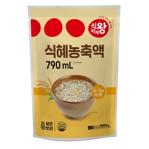 식자재왕 식혜농축액 790ml, 2개