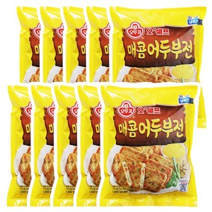 오뚜기 오쉐프 매콤 어두부전 1kg x 10봉지, 10개