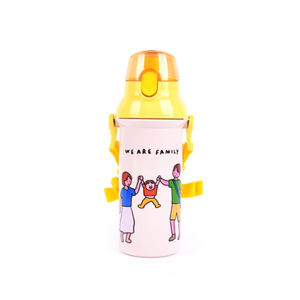 릴팡 제로퍼제로 원터치 어깨끈물통, 혼합색상, 450ml, 1개