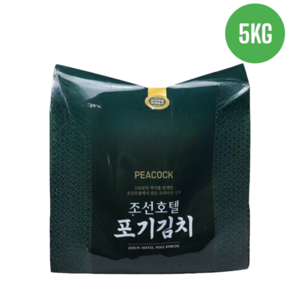 peacock 조선호텔 포기김치 냉장, 1개, 5kg