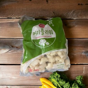 [별빛유니콘] 냉동 컬리플라워 1kg 비건 요리 저칼로리 영양가 높은 냉동 채소 중국산, 3개
