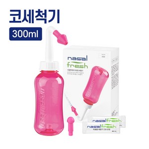 나잘후레쉬 코세척기 300ml 핑크, 1개