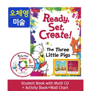 Ready Set Ceate! Level. 1: The Thee Little Pigs(SB+Multi CD+AB+Wall Chat), A List