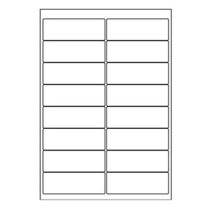 오피스라벨 A4 라벨지 16칸(2x8) 100매 흰색 주소용라벨 우편발송라벨 DM라벨 폼텍 규격 라벨용지 라벨지